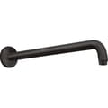 Miniatyrbild 1 av 3: Hansgrohe duscharm med kulled g1/2 39cm 90 grader med rosett mattsvart