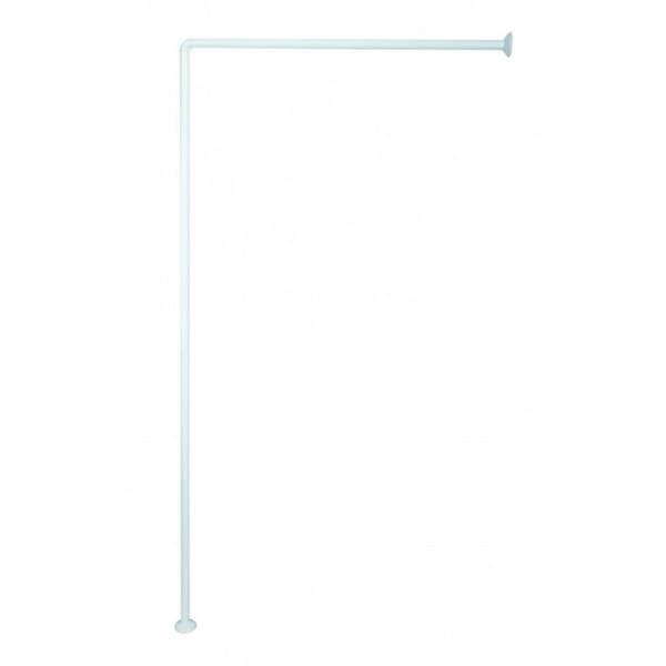 MSV Duschstång 80x80x80cm Vit
