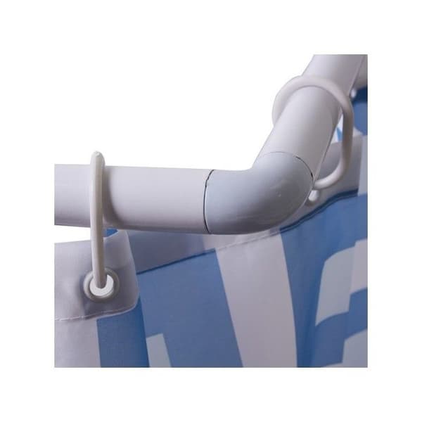 MSV Duschstång 80x80x80cm Vit