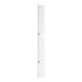 Miniatyrbillede 3 af 7: vidaXL bruseniche med 3 rum 41x99x9 cm mat hvid