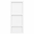 Miniatyrbillede 2 af 7: vidaXL bruseniche med 3 rum 41x99x9 cm mat hvid