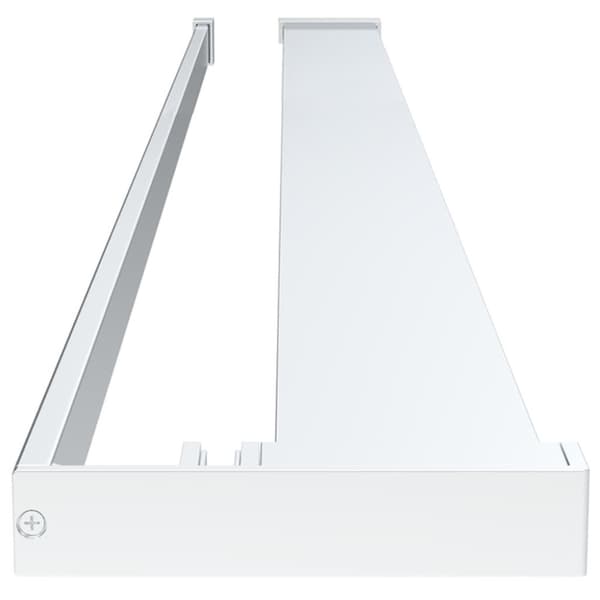 vidaXL Duschvägg med hylla krom 115x195 cm ESG-glas&aluminium