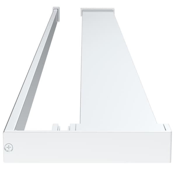 vidaXL Duschvägg med hylla krom 100x195 cm ESG-glas&aluminium