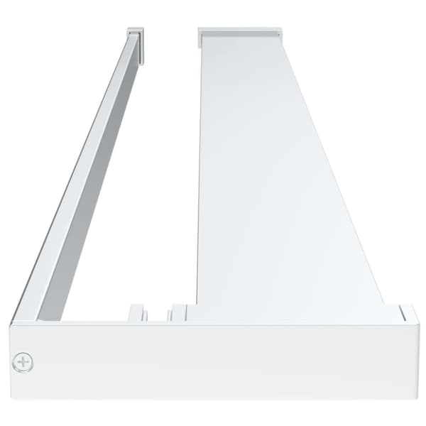 vidaXL Duschvägg med hylla krom 90x195 cm ESG-glas&aluminium