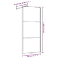 Miniatyrbillede 8 af 8: vidaXL brusevæg 90x195 cm klart sikkerhedsglas guldfarvet -  Brusenicher & -kabiner