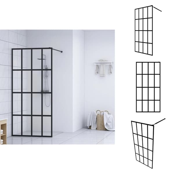 Brusenicher & -kabiner - Living bruseafskærmning 100x195 cm hærdet glas klart