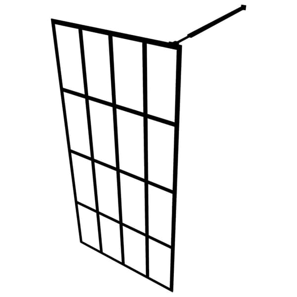 Walk-in Suihkun seinäke kirkas karkaistu lasi 100x195 cm - Suihkun Seinäke - Suihkun Seinäkkeet - Home & Living