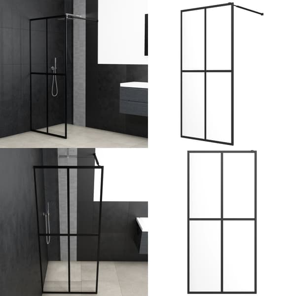 Bruseafskærmning 80x195 cm hærdet glas klart - Bruseafskærmning - Bruseafskærmninger - Home & Living