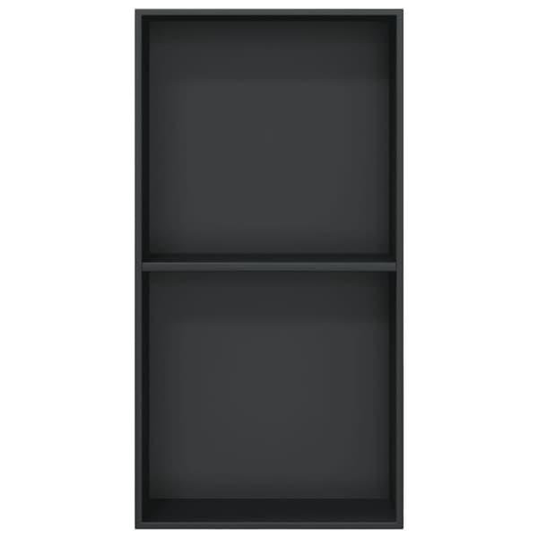 vidaXL Dusjnisje matt svart 32x62x9 cm rustfritt stål