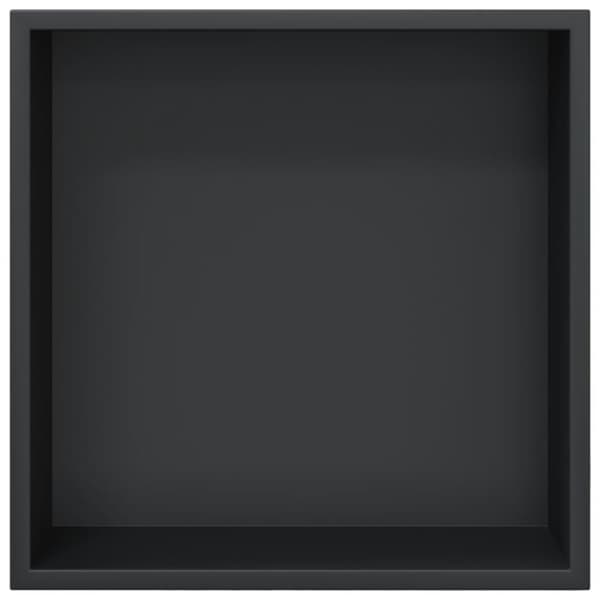 vidaXL brusehylde 32x32x9 cm rustfrit stil matsort
