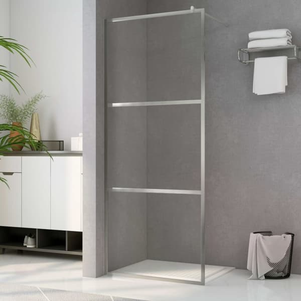 Duschvägg med klart ESG-glas 140x195 cm