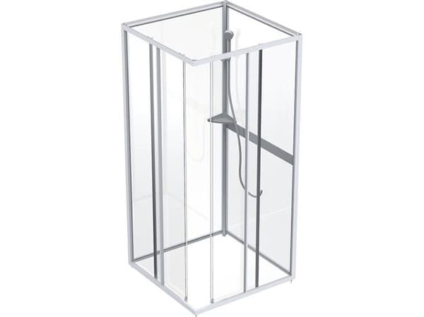 Ifö Next kabineoverdel NKH 99 VK hvid/klar glas