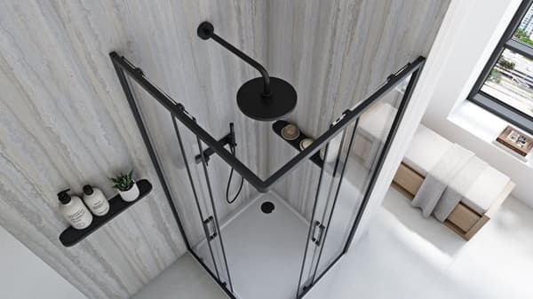 BRUSEKABINE CITY BLACK 80X80