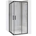 Miniatyrbillede 1 af 9: BRUSEKABINE CITY BLACK 80X80