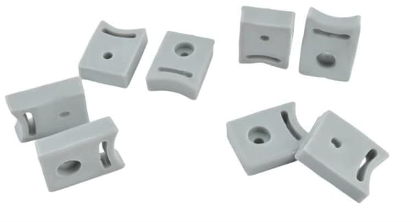 Hjul for dusjkabinett - sett med 8