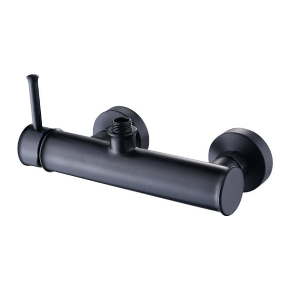 Komplett svart duschset med regndusch & handdusch, Anti-Calc-teknik