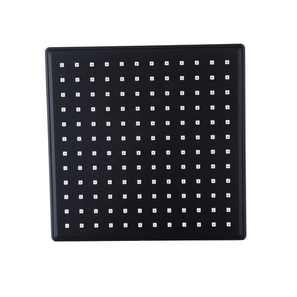 Komplett svart duschset med regndusch & handdusch, Anti-Calc-teknik