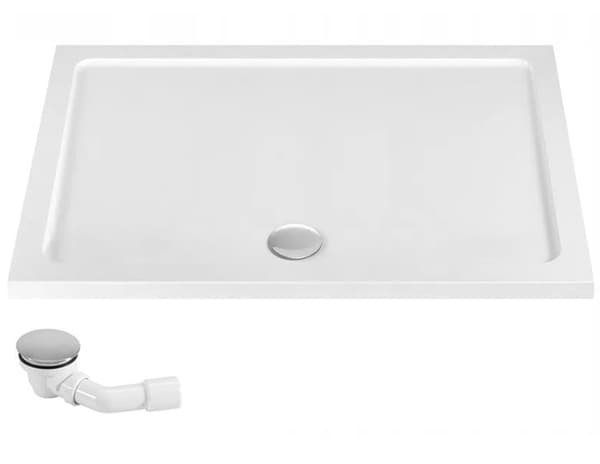 SUIHKUKAAPPI REA PUNTO 80X100 BLACK + SUIHKUTARJOTIN SAVOY WHITE