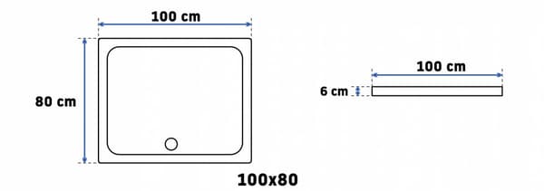 SUIHKUKAAPPI REA PUNTO 80X100 GOLD + SUIHKUTARJOTIN SAVOY WHITE