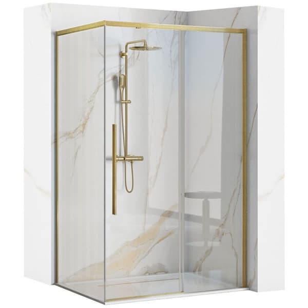 BRUSEAFSKÆRMNING REA SOLAR 80X100 BRUSH GOLD
