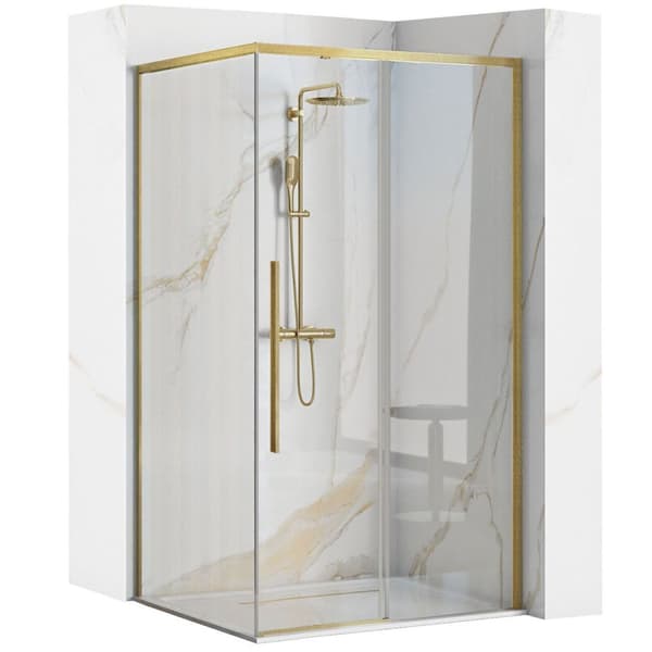 BRUSEAFSKÆRMNING REA SOLAR 90X90 BRUSH GOLD