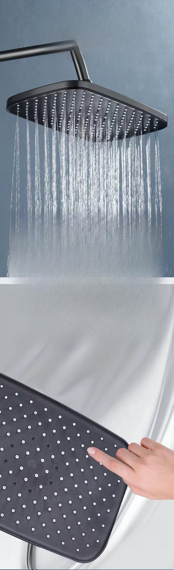 Multifunktionelt brusesystem med fire indstillinger – Tavalax AquaFusion