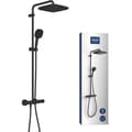 Miniatyrbild 1 av 6: Duschpelare med termostatblandare - Vattenbesparande - GROHE Vitalio Comfort 250 - Mattsvart - 266962431
