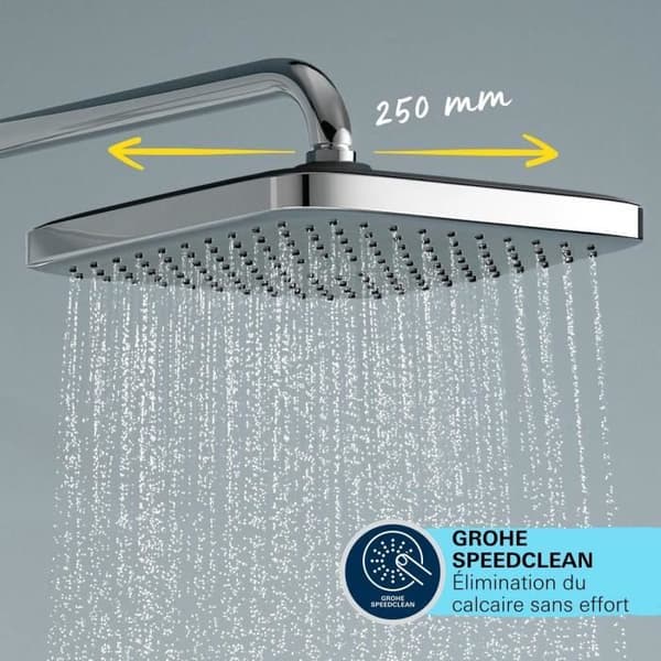 Brusesøjle med manuel omskifter - Vandbesparende - GROHE Vitalio Comfort 250 - Krom - 26986001