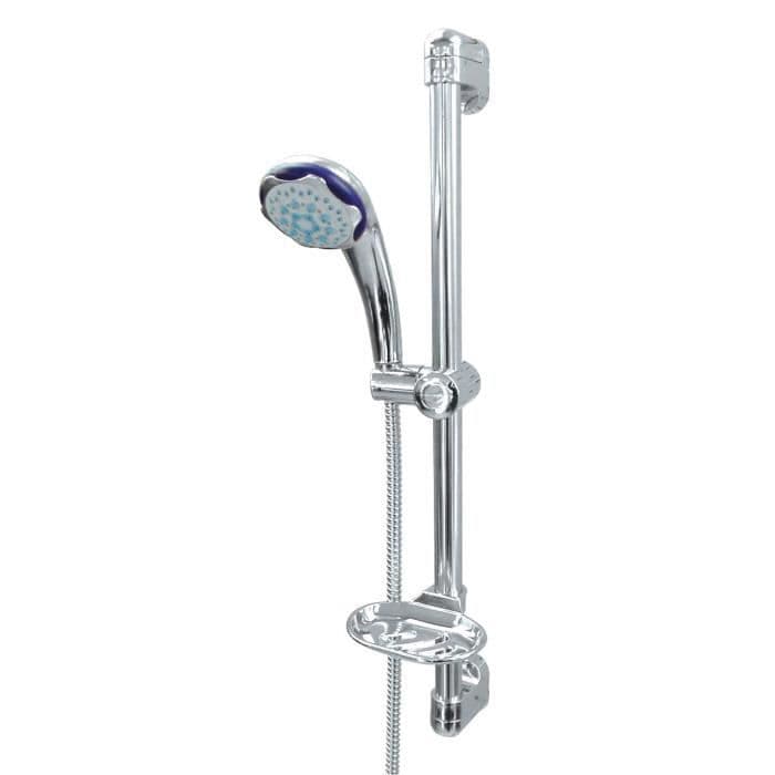 ROUSSEAU Brusebad + håndbruser uden hane Heko - Chrome