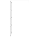 Miniatyrbild 4 av 7: vidaXL Duschvägg silver 140x195 cm klart ESG-glas