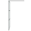 Miniatyrbillede 4 af 7: vidaXL brusevæg 115x195 cm matteret sikkerhedsglas sort