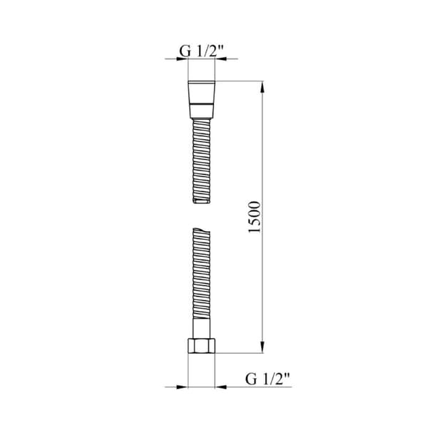WEZER WKR-005-150 bruseslange
