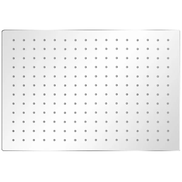 vidaXL Brusehoved rustfrit stål 30x40 cm rektangulær