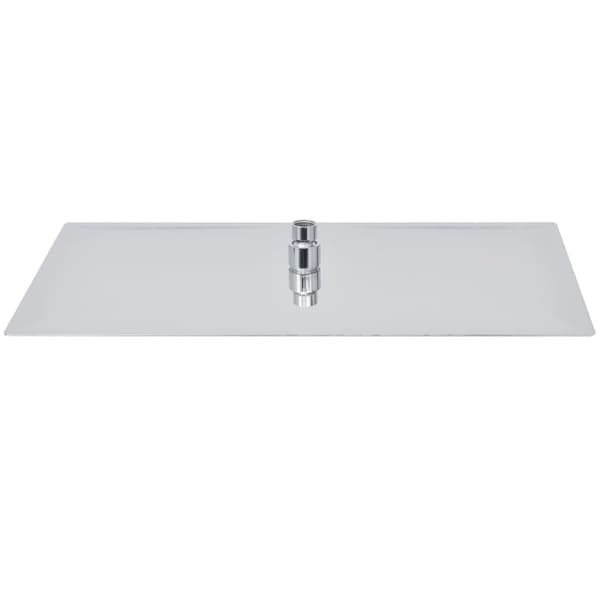 vidaXL brusehoved rustfrit stål 30x50 cm rektangulær