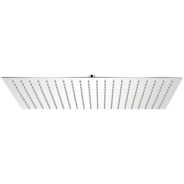 vidaXL brusehoved rustfrit stål 30x50 cm rektangulær