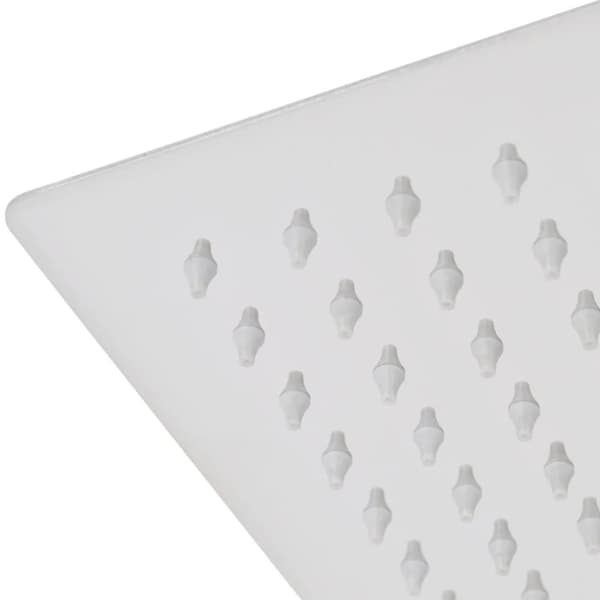 vidaXL Regndusjhode 2 stk rustfritt stål 50x50 cm