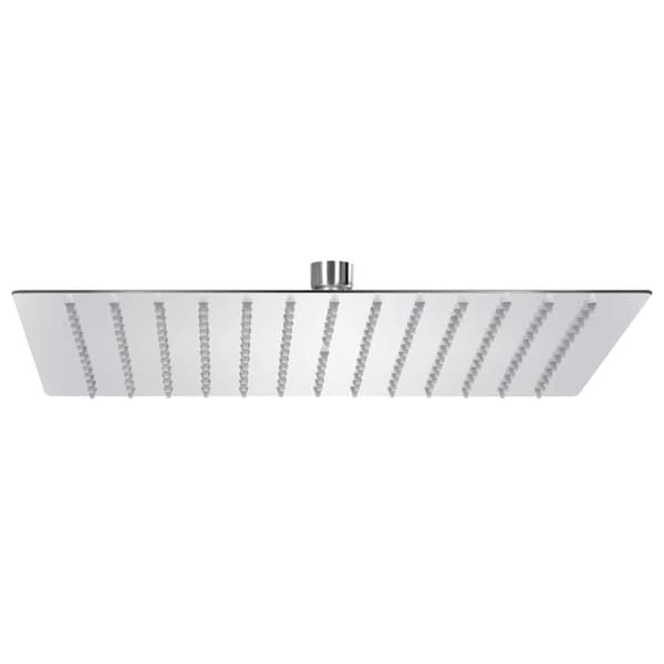 vidaXL regnbrusehoved 30x30 cm firkantet rustfrit stål 304