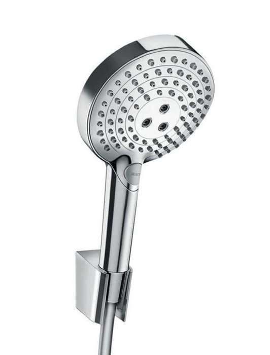 Hansgrohe Raindance Select S PorterS Set 3-spray handdusch PowderRain Isiflex B Flexibel 125cm Krom