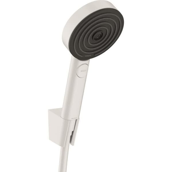 Hansgrohe Pulsify Select 105 3jet Avslappningsväggfäste och handduschset med 160 cm slang matt vit
