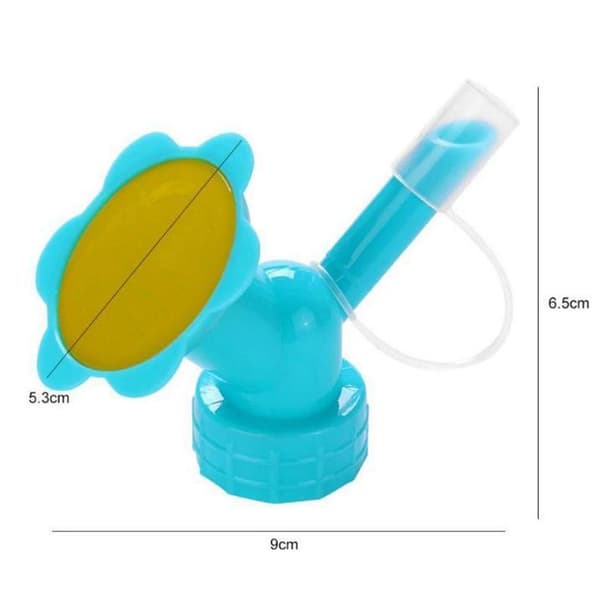 2 in 1 muovinen sprinklerisuutin kukkajuottopullolle