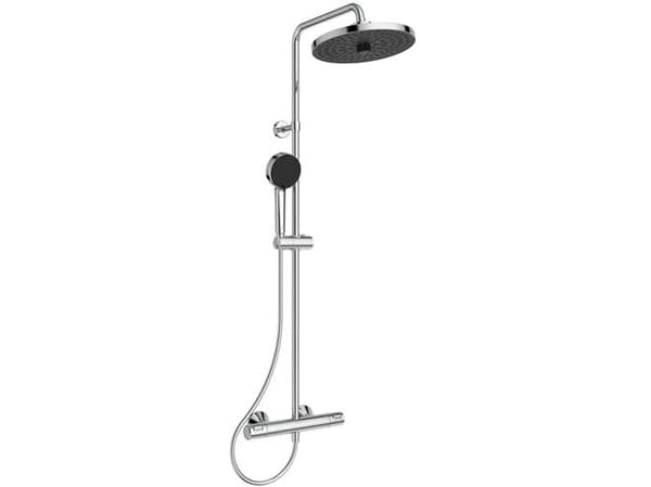Ideal Standard Ceratherm T25+ brusesystem - Ø260mm hovedbruser - Ø100mm multifunktion håndbruser - inklusiv forskruninger &rosetter