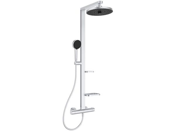Ideal Standard Alu+ - Brusesystem+termostat Silver