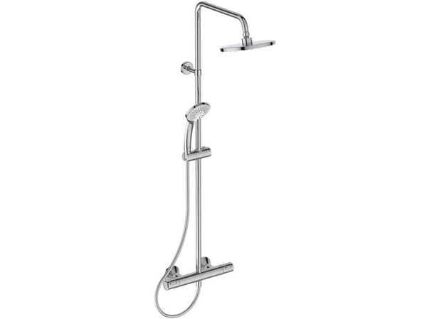 Ideal Standard Idealrain Ceratherm T25 brusesystem i krom - hovedbruser Ø200 mm samt håndbruser Ø100mm