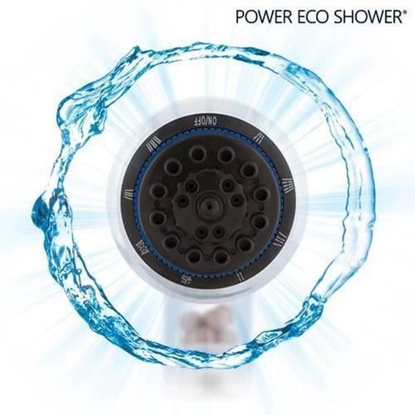 Power Eco Shower Multifunktionsdusch med turmalin och germanium