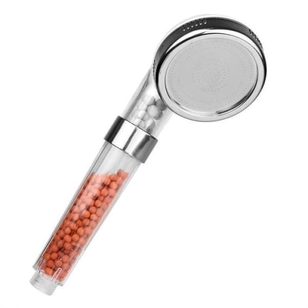 ROUND28025-Tourmaline Germanium Eco Multifunction Spa Duschhuvud Renar Mjukar upp vatten