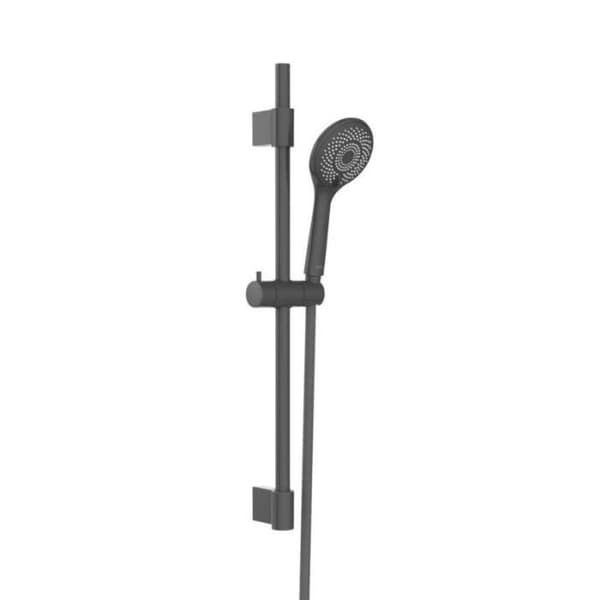 Duschset - Wenko - Vattensparande - Svart - Vattensparande 40% - 3 duschfunktioner