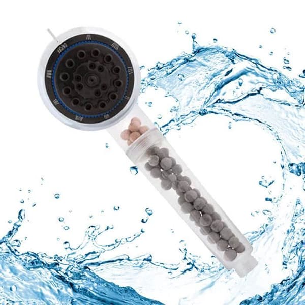 Duschhuvud Spa Multifunktion Turmalin Germanium Eco Purifies Mjukar upp vatten