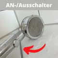 Miniatyrbild 3 av 4: MAVURA »Powerhead© duschhuvud Originalduschhuvud duschhuvud handdusch vattenbesparande duschmunstycke