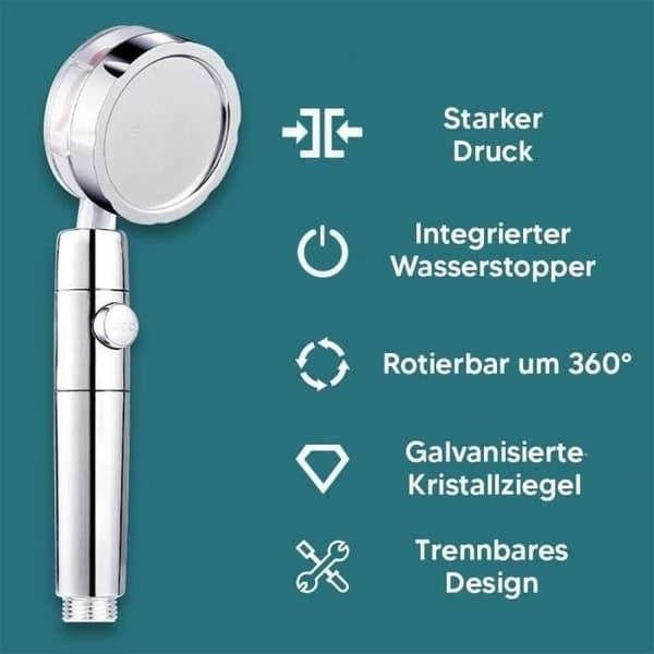 MAVURA »Powerhead© duschhuvud Originalduschhuvud duschhuvud handdusch vattenbesparande duschmunstycke