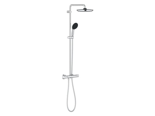 Grohe Vitalio Start System 250 Dusjsystem med termostat for veggmontering - Krom